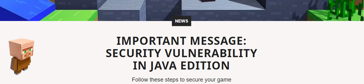 如何看待MineCraft近期突发的Java版安全漏洞